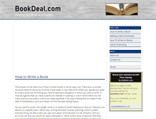 Tablet Screenshot of bookdeal.com